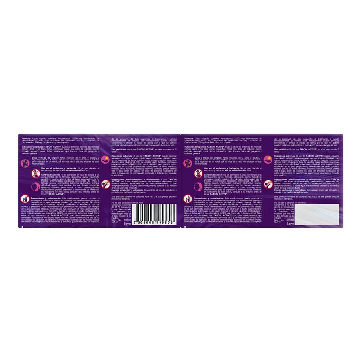 Tabcin Pods Active 2 Cajas de 12 Cápsulas c/u — Imagen 4 de 4