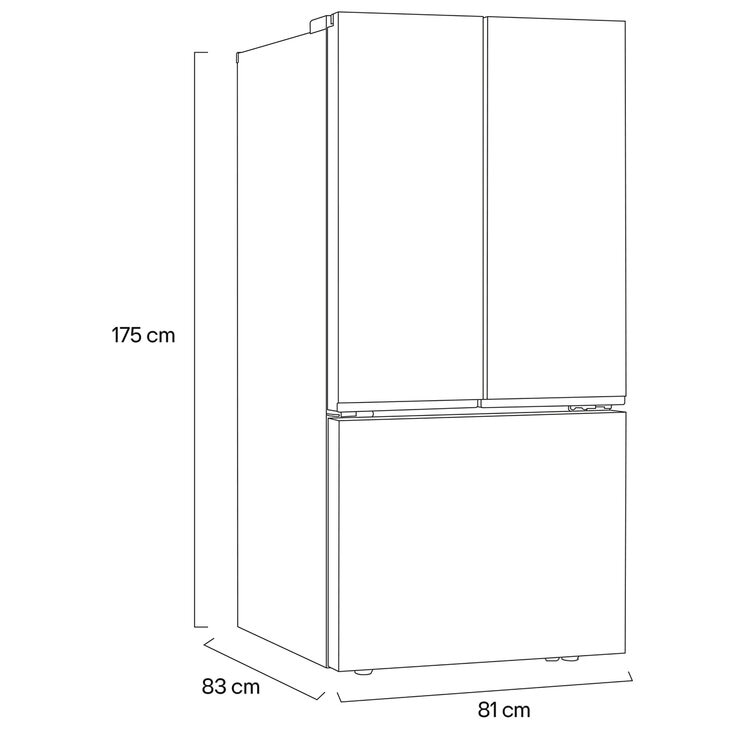 LG Refrigerador 25" French Door — Imagen 3 de 4