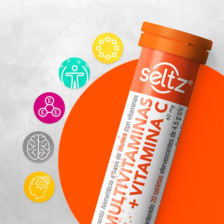 Seltz Multivitaminas, Complejo B y Zinc + Vitamina C 6 Pack — Imagen 3 de 3