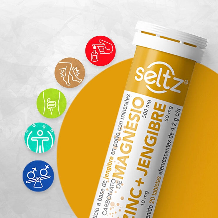 Seltz Ácido Hialurónico, Vitamina E, Calcio + D, Colágeno, Magnesio 5PK — Imagen 4 de 4