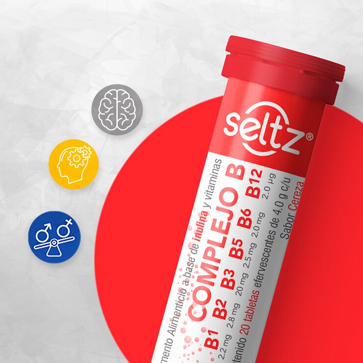 Seltz Multivitaminas, Complejo B y Zinc + Vitamina C 6 Pack — Imagen 2 de 3