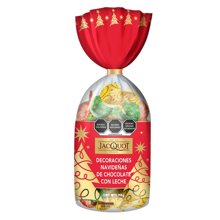 Jacquot Chocolate con Leche Esferas Navideñas 915 g — Imagen 2 de 2