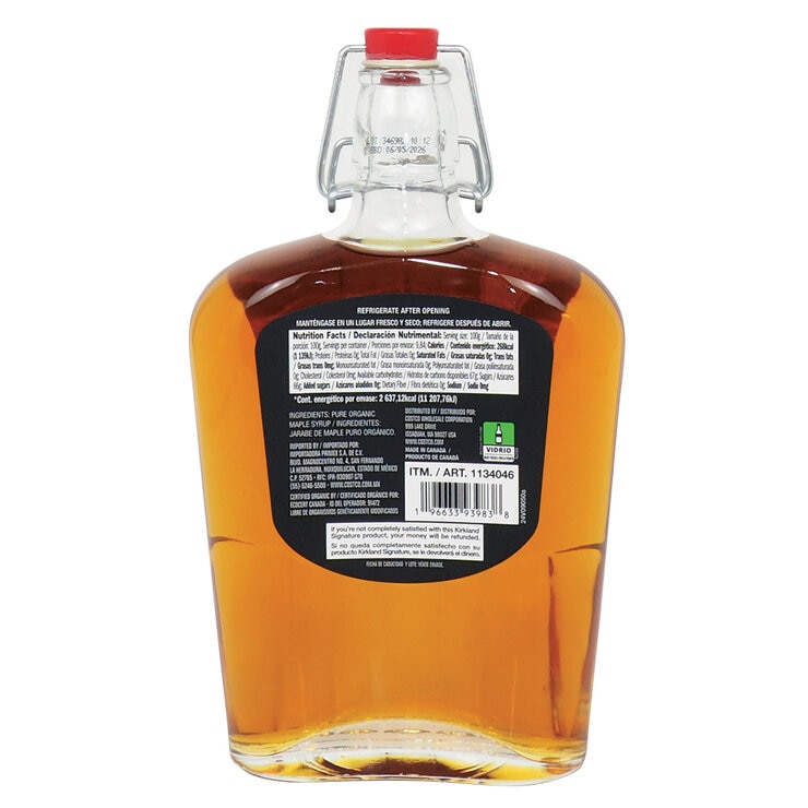 Kirkland Signature Jarabe de Maple Orgánico 740 ml — Imagen 2 de 4