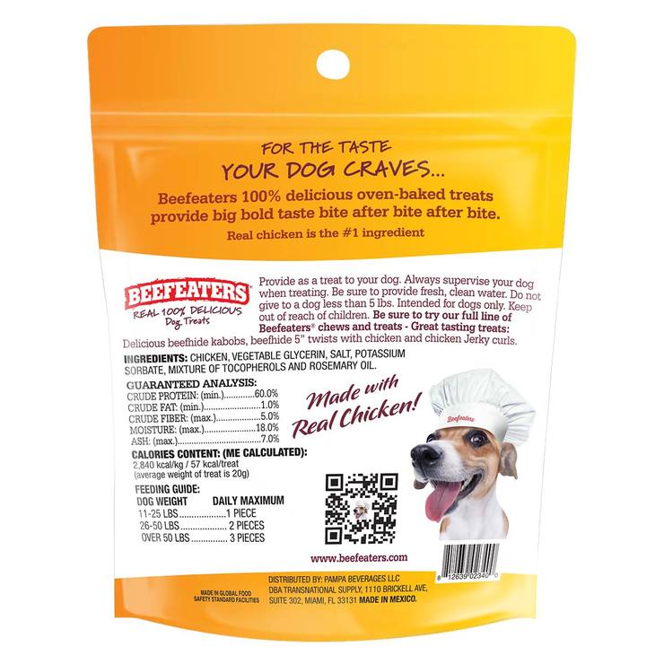 Beefeaters Tiras de Pollo Deshidratadas Horneadas para Mascotas  680 g — Imagen 2 de 4