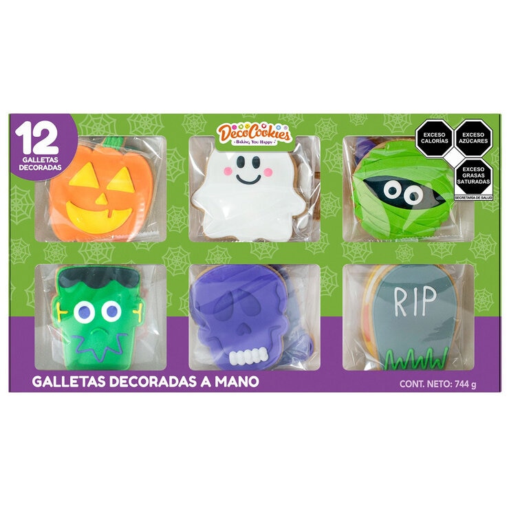 Decocookies Galletas Decoradas a Mano Halloween 744 g