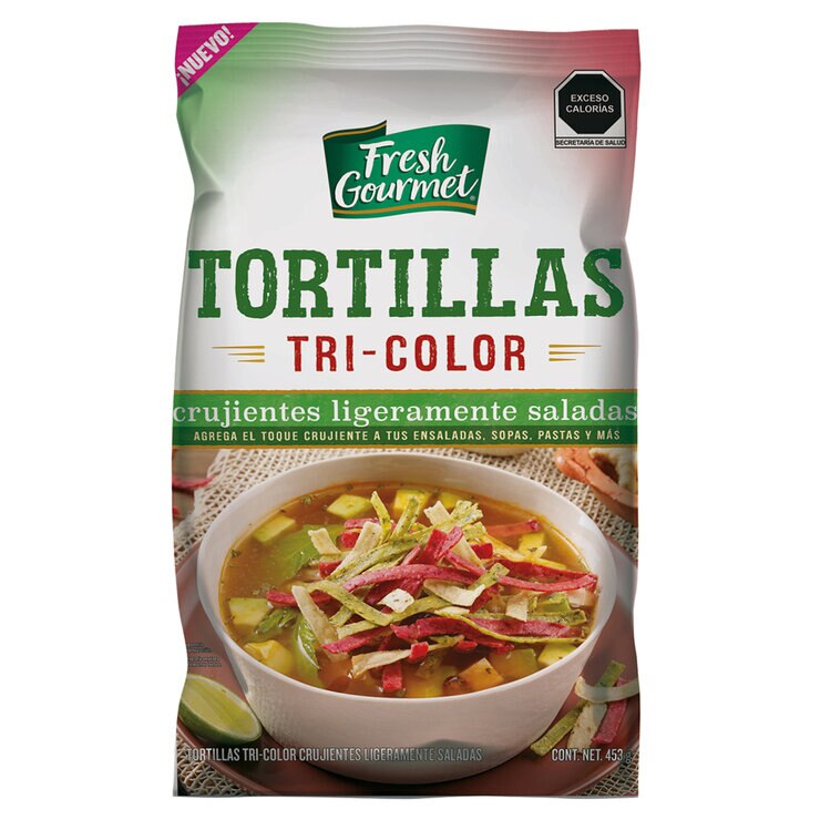 Fresh Gourmet Tortilla Tricolor 453 g — Imagen 1 de 3