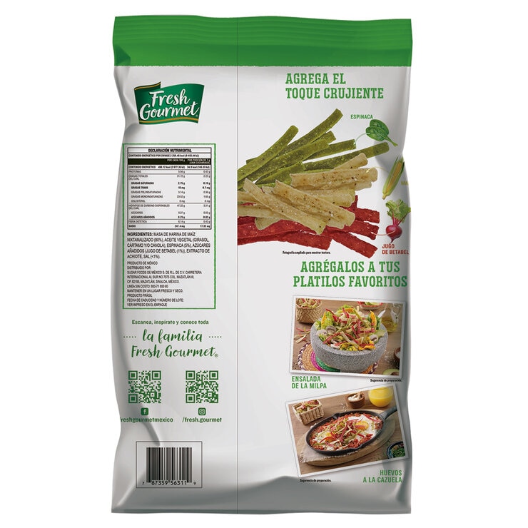 Fresh Gourmet Tortilla Tricolor 453 g — Imagen 3 de 3