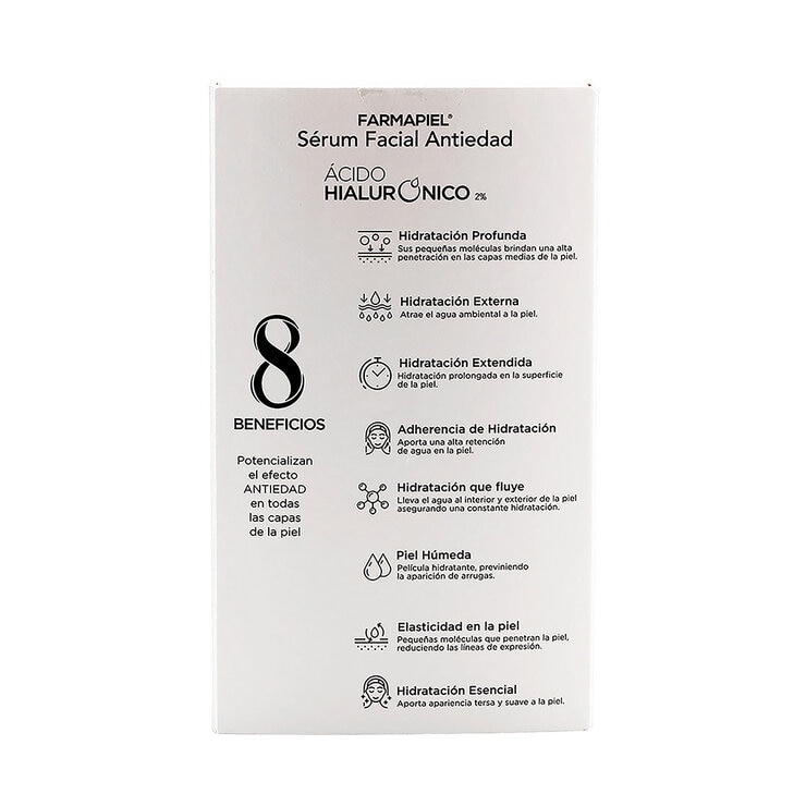 Farmapiel Ácido Hialuronico  Sérum con vitaminas y minerales 30ml — Imagen 2 de 4