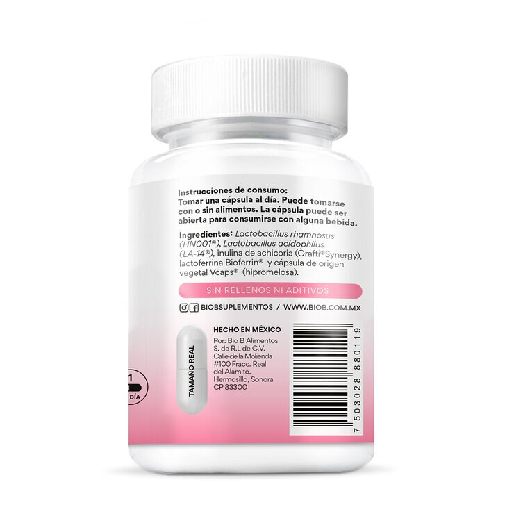 Bio B Probióticos women 15 Billones 2 frascos de 30 Cápsulas — Imagen 2 de 3