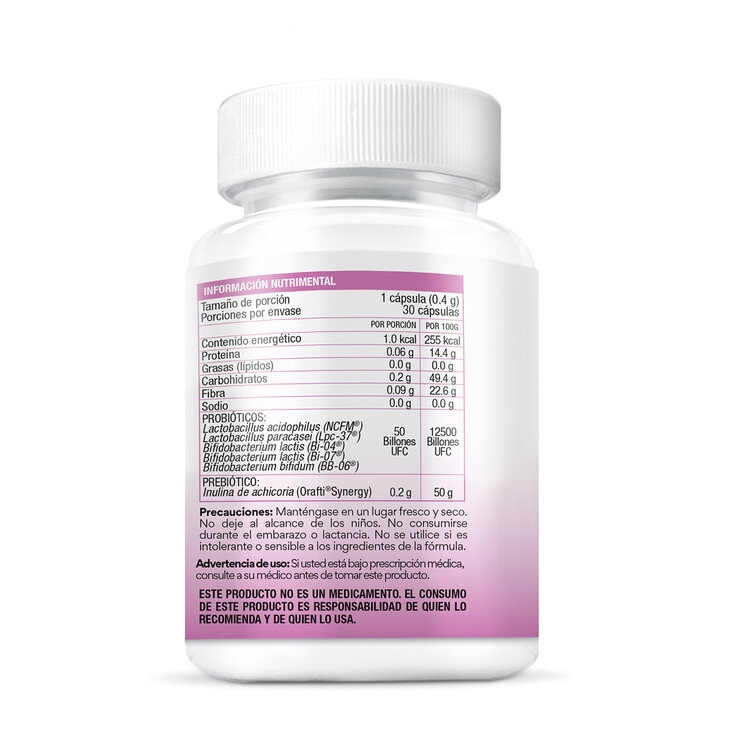 Bio B Probióticos 50 Billones 2 Frascos de 30 Cápsulas — Imagen 2 de 3