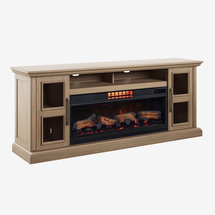 Tresanti Consola de TV Nottingham con Chimenea Eléctrica y Ventilador 2 en 1 — Imagen 2 de 3