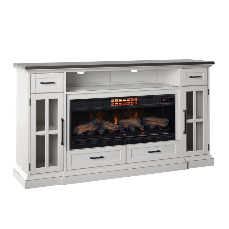 Tresanti Consola de TV Sloane con Chimenea Eléctrica y Ventilador 2 en 1 — Imagen 2 de 4