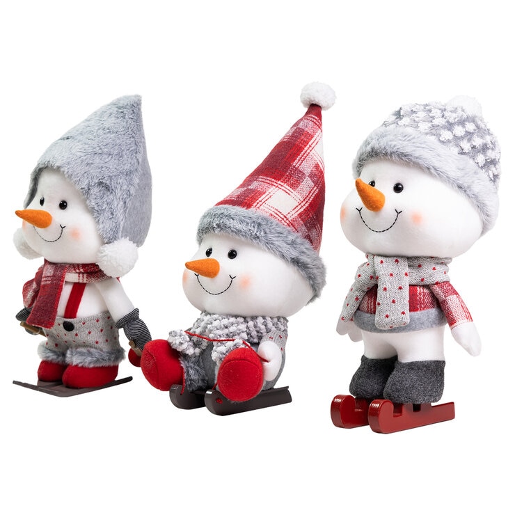 Set de 3 Muñecos de Nieve  — Imagen 3 de 4