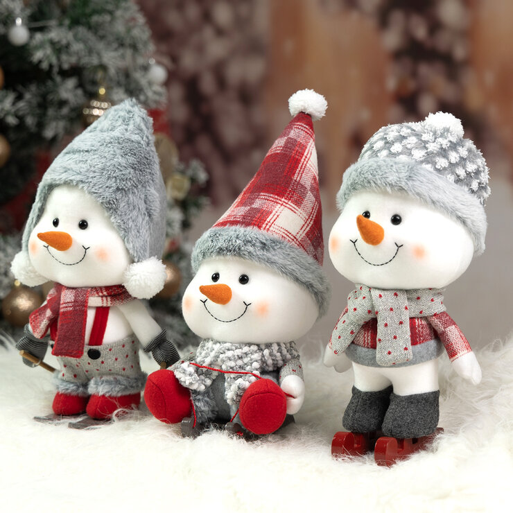 Set de 3 Muñecos de Nieve  — Imagen 4 de 4