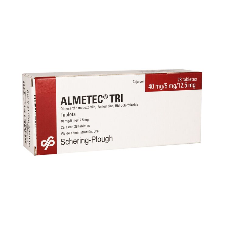 Almetec Tri 40 mg/5 mg/ 12.5 mg 28 Tabletas — Imagen 2 de 4