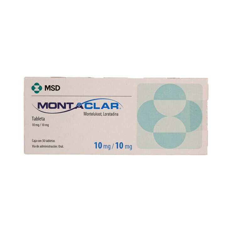 Montaclar 10 mg/10 mg 30 Tabletas — Imagen 2 de 4