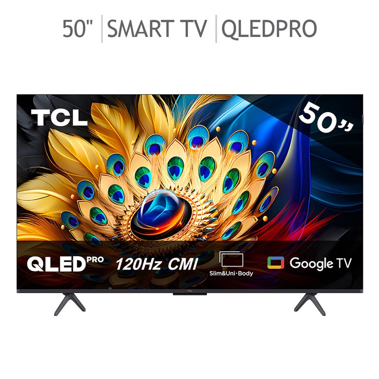 TCL Pantalla 50" 4K QLED Google TV — Imagen 1 de 4