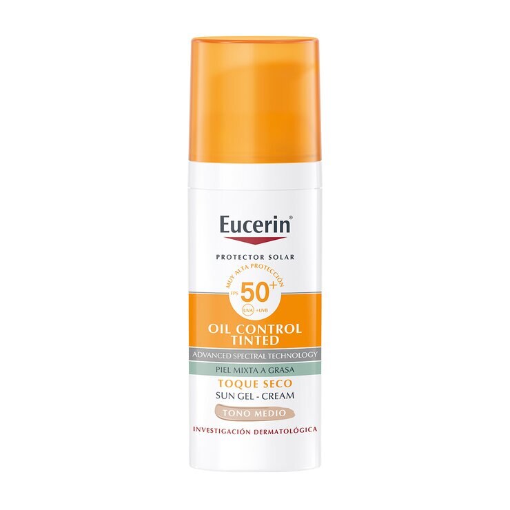 Eucerin Protector Solar FPS 50+ Oil Control Tono Medio 50 ml — Imagen 3 de 3