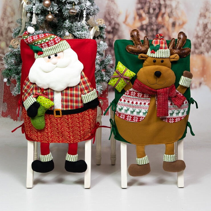Cubiertas para Silla con Detalle Navideño 2 Piezas, Varios Modelos  — Imagen 1 de 2