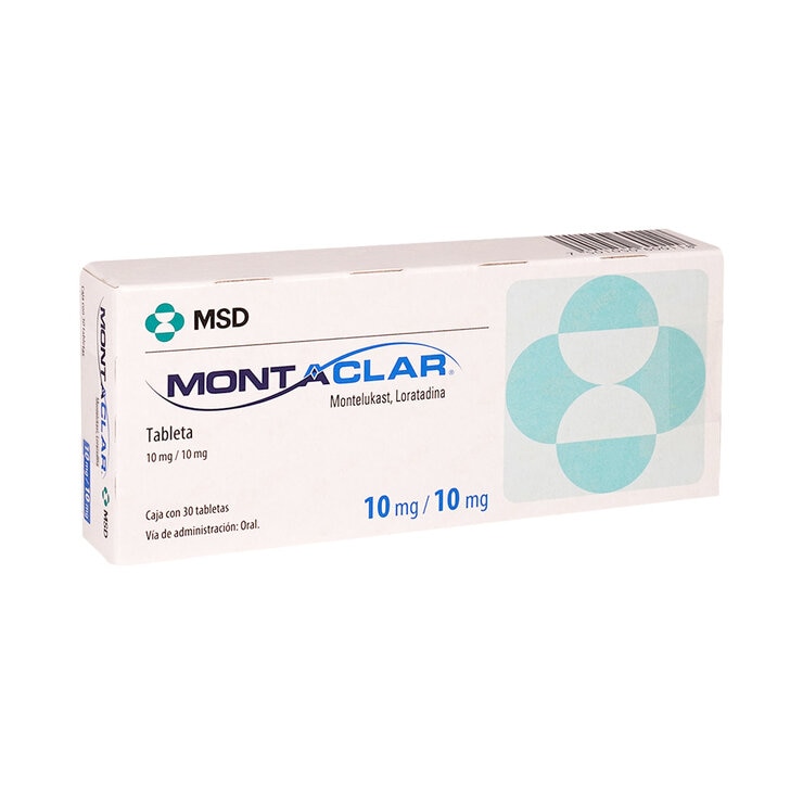 Montaclar 10 mg/10 mg 30 Tabletas — Imagen 1 de 4