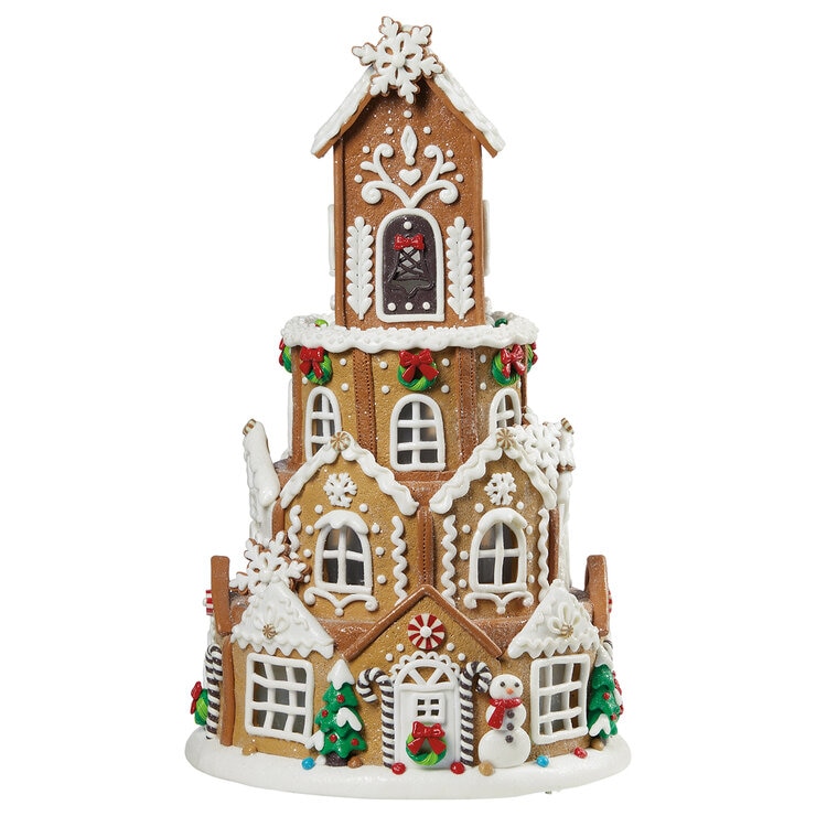 Casa de Galleta de Jengibre con Luces y Música  — Imagen 3 de 4