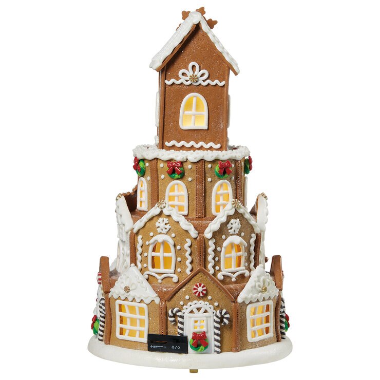 Casa de Galleta de Jengibre con Luces y Música  — Imagen 4 de 4