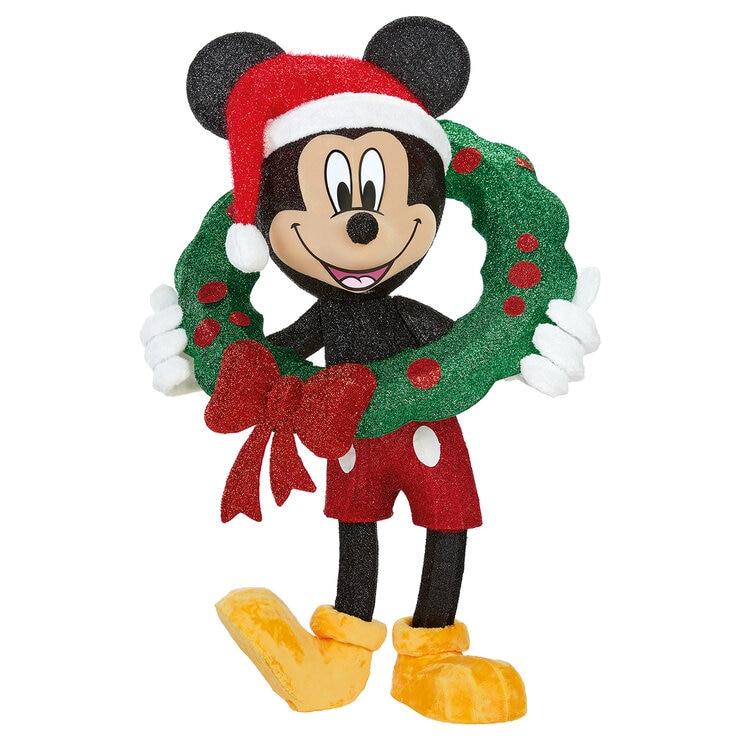 Disney Mickey Iluminado con Corona Navideña  — Imagen 3 de 4