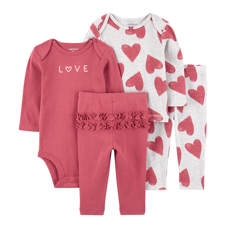 Carter's Conjunto 4 piezas para Niños y Niñas Varias Tallas y Colores — Imagen 2 de 4