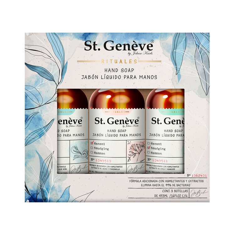 St. Genève Jabón Líquido para manos 3 pzas de 473 ml — Imagen 1 de 4