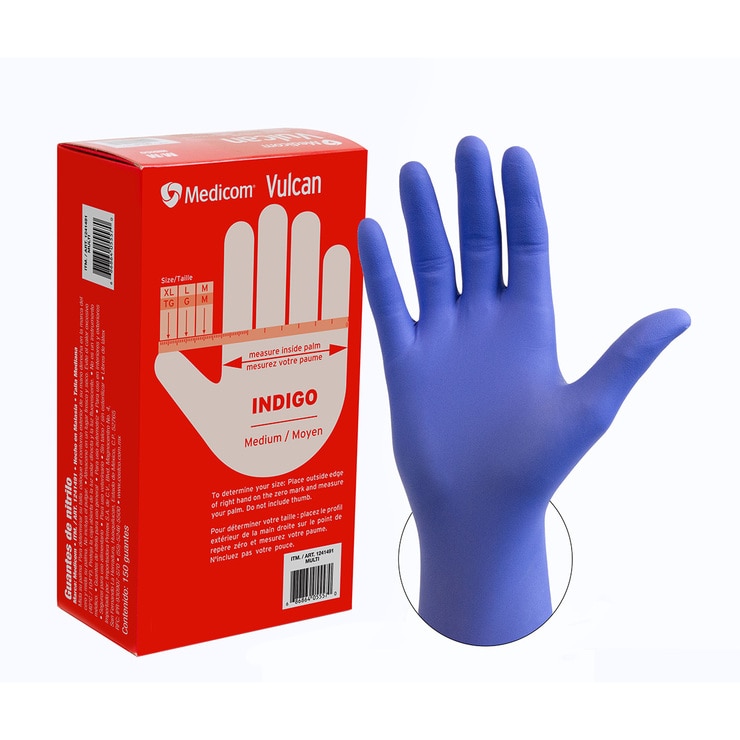 Vulcan Guantes de Nitrilo Talla Mediana 150 piezas — Imagen 2 de 2