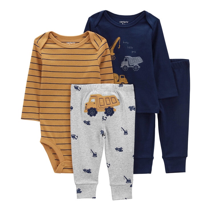 Carter's Conjunto 4 piezas para Niños y Niñas Varias Tallas y Colores — Imagen 3 de 4