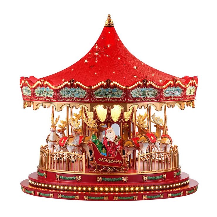 Carrusel de Lujo Iluminado  Rojo  — Imagen 4 de 4