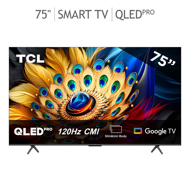TCL Pantalla 75" 4K QLED Google TV — Imagen 1 de 4