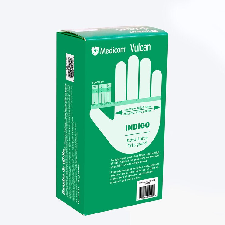 Vulcan Guantes de Nitrilo Talla Extra Grande 150 piezas — Imagen 2 de 2