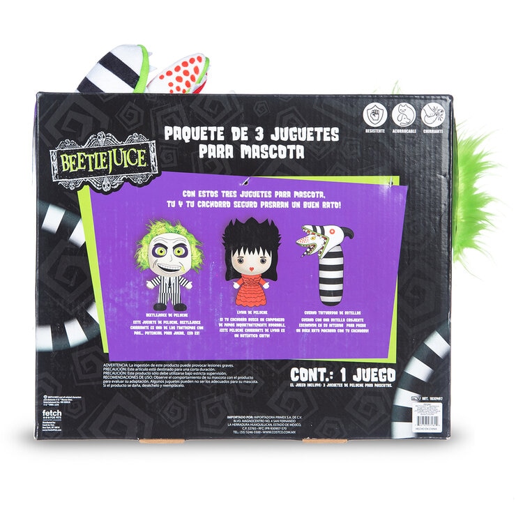 Beetlejuice Juguetes para Perro 3 pzs — Imagen 2 de 4