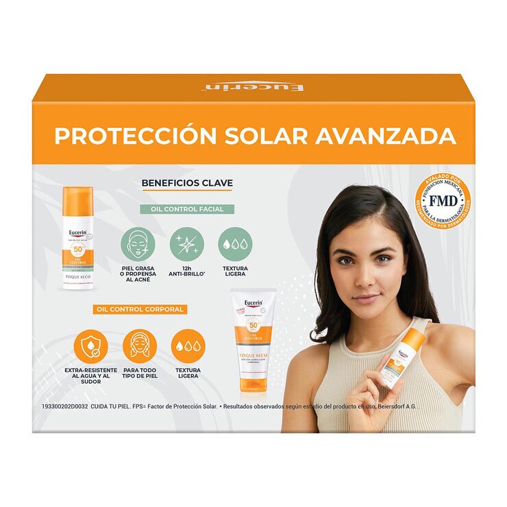 Kit Eucerin Protección Solar Para Piel Grasa — Imagen 2 de 3