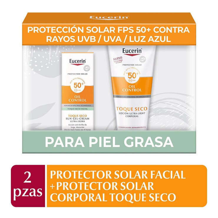 Kit Eucerin Protección Solar Para Piel Grasa — Imagen 1 de 3