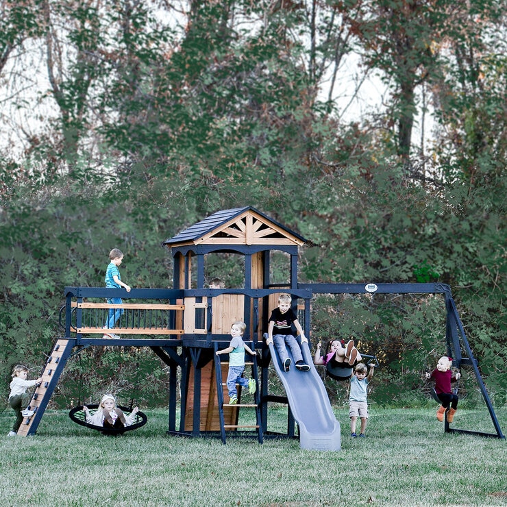 Backyard Discovery Centro de Juegos Timber Crossing — Imagen 1 de 4