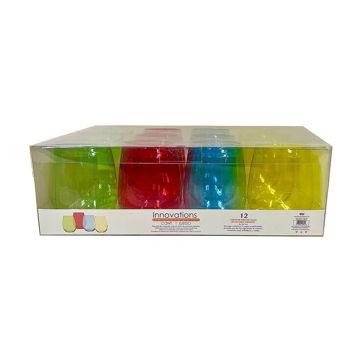 Maryland Copas para Vino de Plástico 12 pzs — Imagen 1 de 3