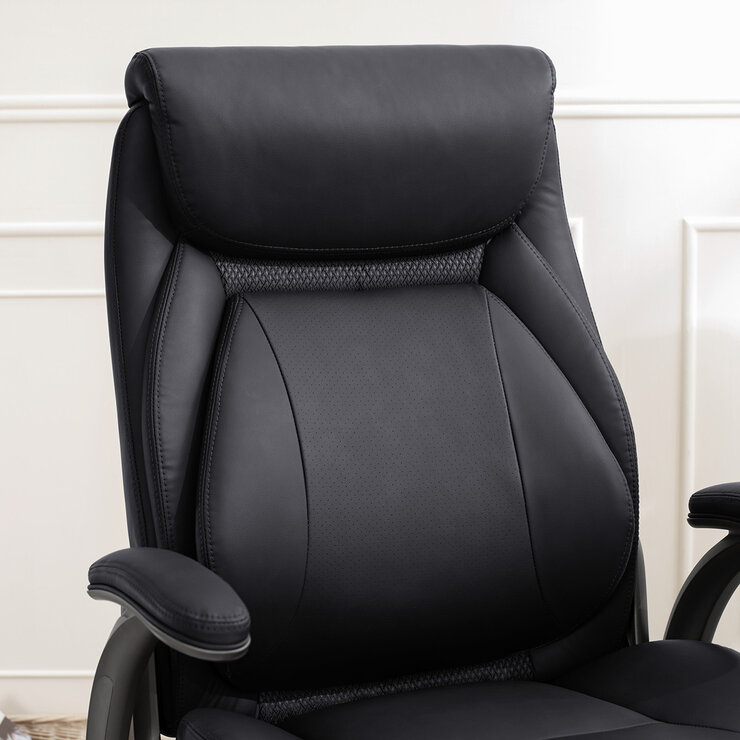 La-Z-Boy®, Air Lumbar Silla Gerencial, Color Negro — Imagen 3 de 4