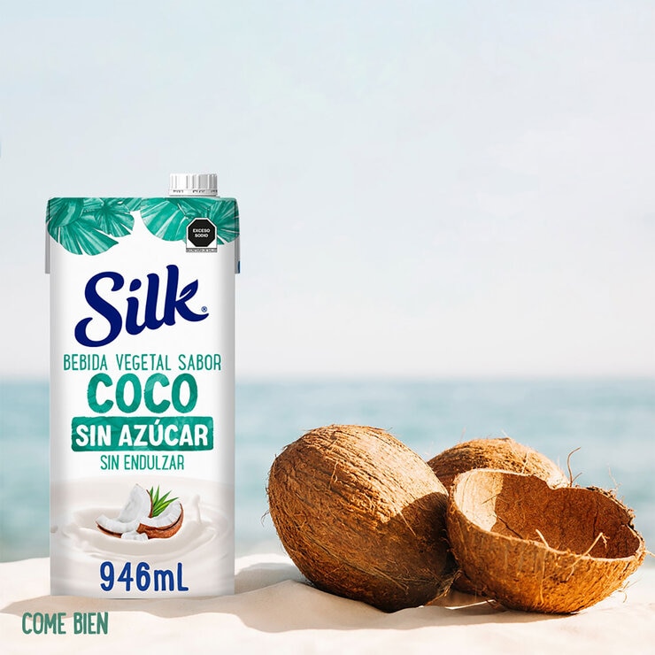 Silk Bebida Vegetal Sabor Coco Sin Azúcar 6 pzs de 946 ml — Imagen 2 de 4