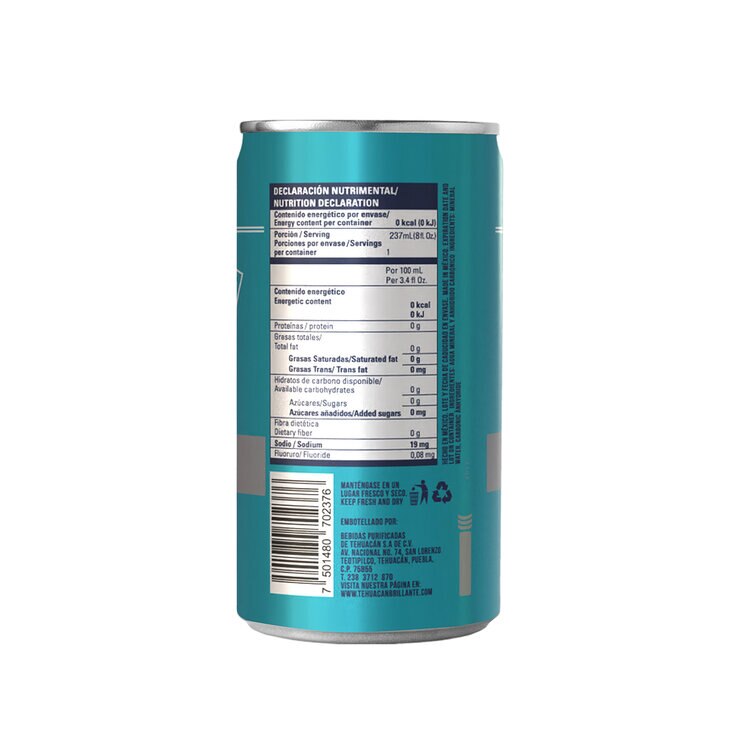 Tehuacán Agua Mineral 24 pzs de 237 ml — Imagen 2 de 4