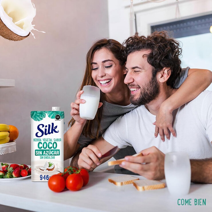 Silk Bebida Vegetal Sabor Coco Sin Azúcar 6 pzs de 946 ml — Imagen 3 de 4