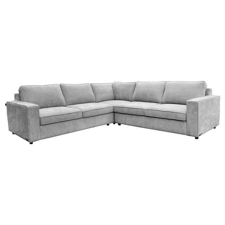 Muebles Liz, Rodius, Sala Modular De 3 Piezas Gris — Imagen 3 de 4
