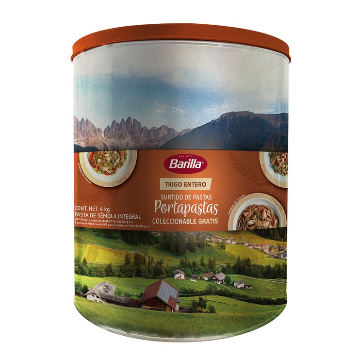 Barilla Surtido de Pastas de Trigo Entero 10 pzs — Imagen 1 de 4