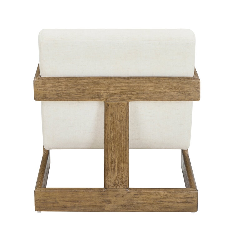 Thomasville, Silla de Tela con Base de Madera — Imagen 2 de 4