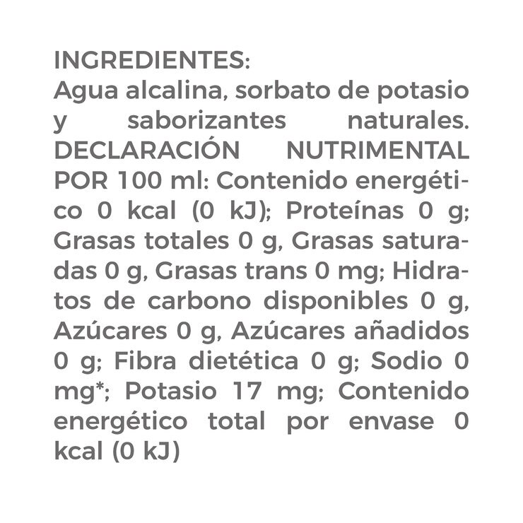 Zoé Water Twist Agua Alcalina Sabor Sandía y Hierbabuena 12 pzs de 500 ml — Imagen 4 de 4