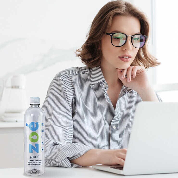 Zoé Water Agua Alcalina 12 pzs de 500 ml — Imagen 2 de 4