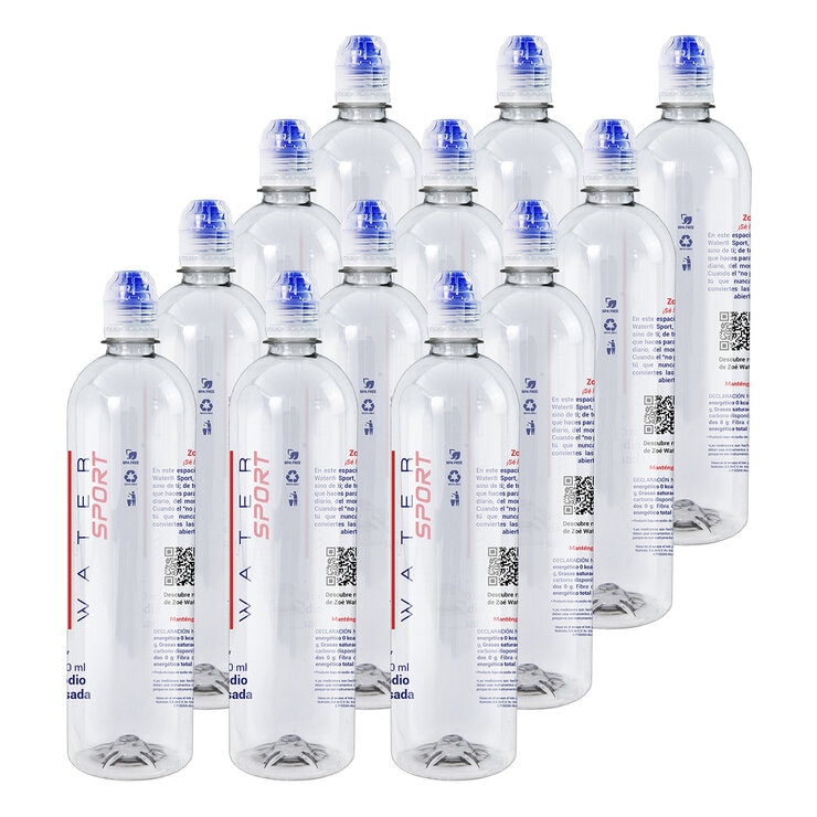 Zoé Water Sport Agua Alcalina 12 pzs de 500 ml — Imagen 4 de 4