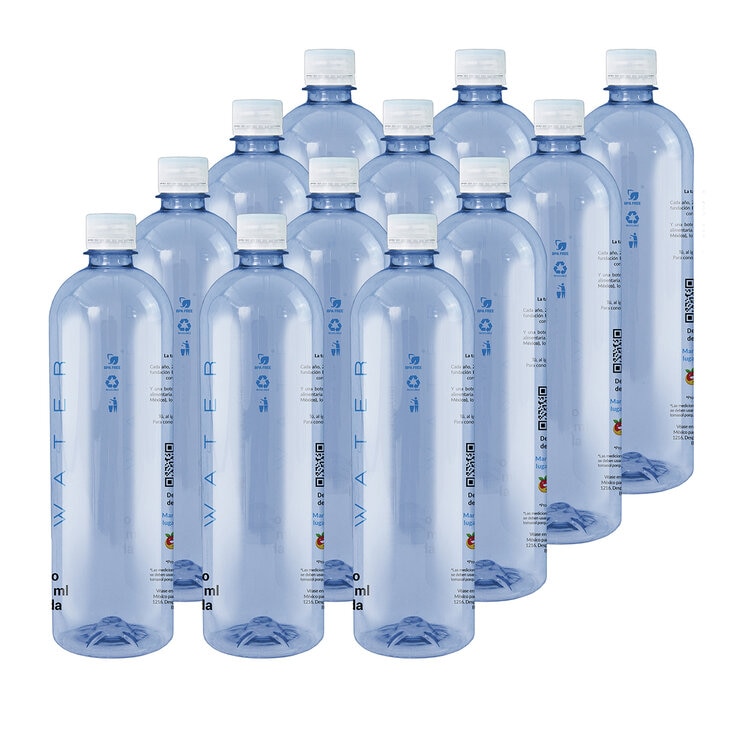 Zoé Water Agua Alcalina 12 pzs de 900 ml — Imagen 3 de 4
